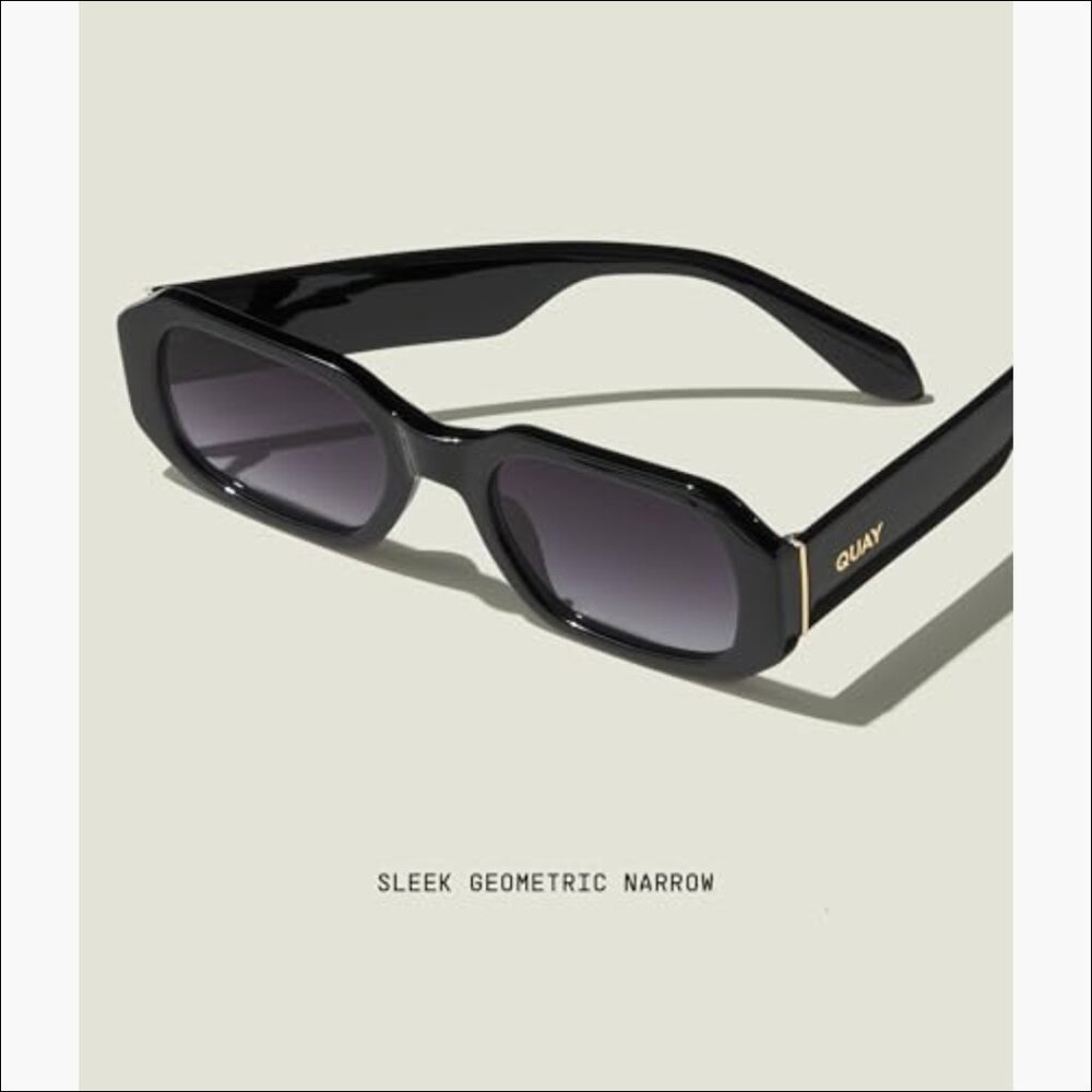 Plastic Square Sunglasses With Gradient Lenses, U… - image 4